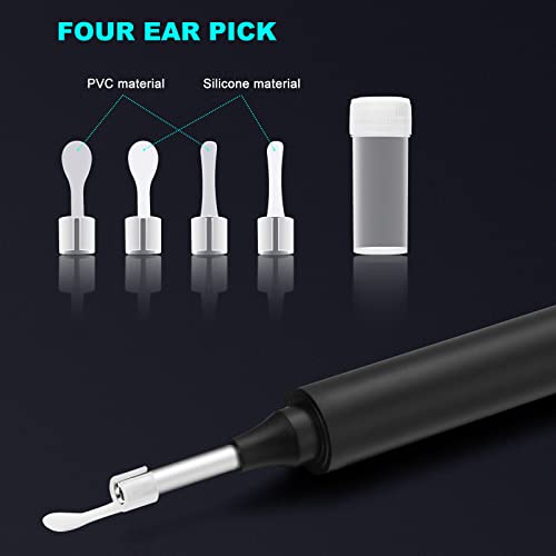Ear Wax Removal Tool with Camera - Ear Cleaner Kit with 4 Ear Spoon - HD WiFi...