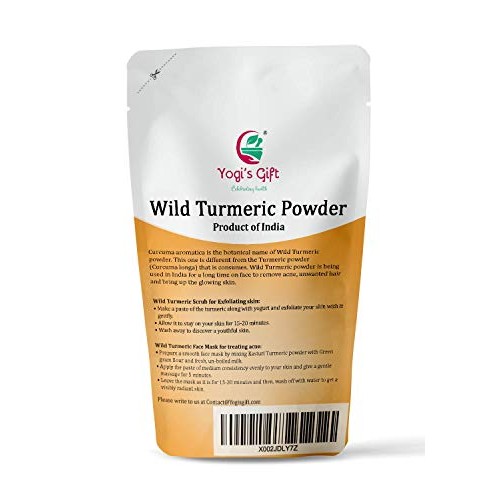 Yogi’s Gift | 100 % Pure Organic Wild Turmeric powder for face | 8 Oz (227 gr...