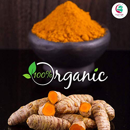 Yogi’s Gift | 100 % Pure Organic Wild Turmeric powder for face | 8 Oz (227 gr...