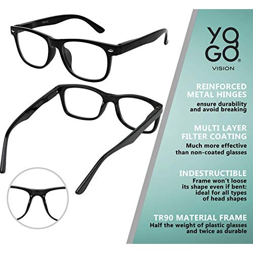 Blue Light Glasses for Kids Anti Eyestrain UV protection, Computer Gaming TV ...