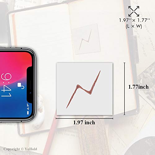 YoHold Wizard Lightning Bolt Scar Temporary Tattoos for Halloween, Wizard The...