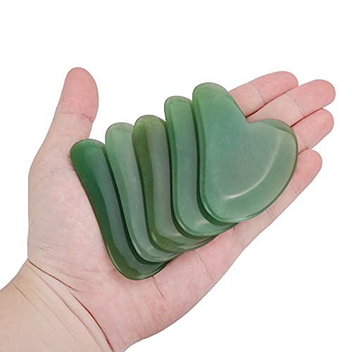 Gua Sha,Gua Sha Facial Tool, Natural Jade Stone Guasha Tool for Face Gua Sha ...