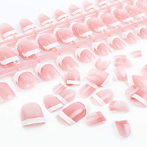 Yokilly 120 Pieces Natural French Fake Nails,Acrylic False Nails Kit Includin...