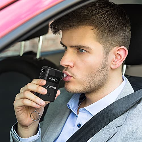 Breathalyzer, yoma AT800 Professional BAC Tester with Digital LCD Screen, Pol...