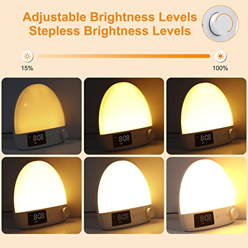 YONAKE Light Therapy Lamp,UV-Free Sun Lamp, Happy Mood Lamp with 3 Color Temp...