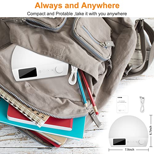 YONAKE Light Therapy Lamp,UV-Free Sun Lamp, Happy Mood Lamp with 3 Color Temp...