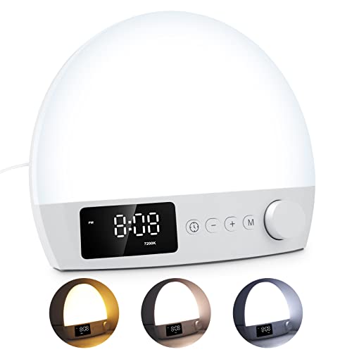 YONAKE Light Therapy Lamp,UV-Free Sun Lamp, Happy Mood Lamp with 3 Color Temp...