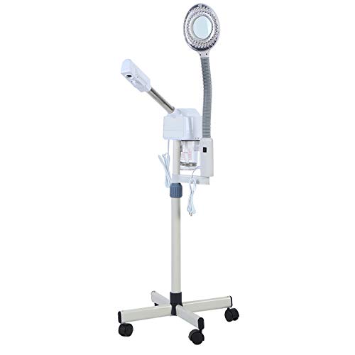 Yonntech 2 in 1 Professional Facial Steamer With 5X Magnifying Lamp Large Aro...