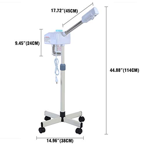 Yonntech Professional Facial Steamer Large Aromatherapy Professional Ozone Na...