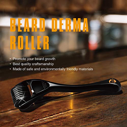 Beard Derma Roller for Beard Growth & Care - Derma Roller for Men - Roller fo...