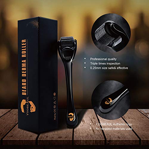 Beard Derma Roller for Beard Growth & Care - Derma Roller for Men - Roller fo...