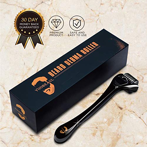Beard Derma Roller for Beard Growth & Care - Derma Roller for Men - Roller fo...