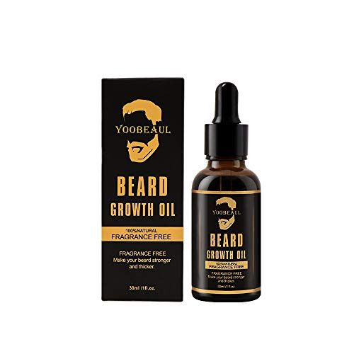Beard Growth Oil (Grow Your Beard Fast) for Beard More Full and Thick, YOOBEA...