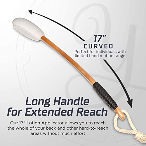 Lotion Applicator for Your Back | 17" Long Handle for Easy Reach Self Applica...