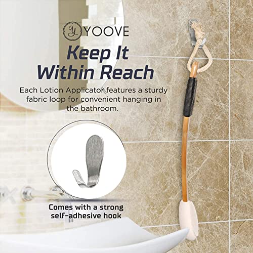 Lotion Applicator for Your Back | 17" Long Handle for Easy Reach Self Applica...