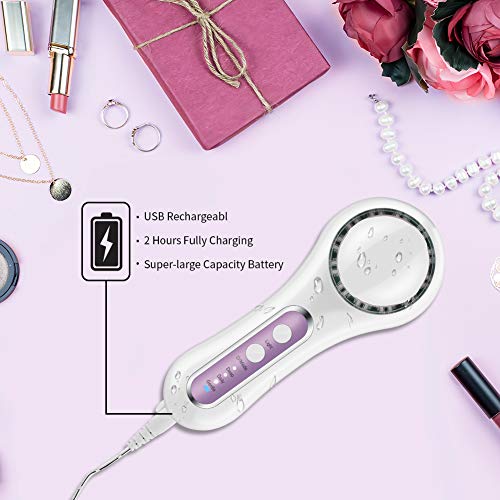 YORMICK Electric Facial Cleansing Brush,Rechargeable IPX7 Waterproof with 3 M...