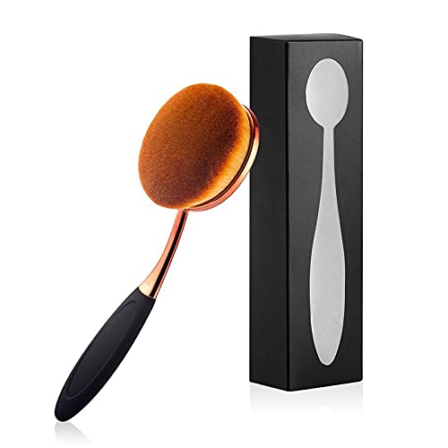 Yoseng Oval Foundation Brush Large Toothbrush makeup brushes Fast Flawless Ap...