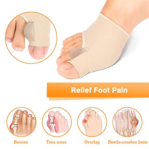 Bunion Foot Sleeve, Bunion Corrector Relief Sleeve with Gel Bunion Pad Cushio...