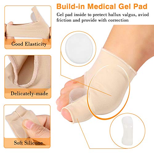 Bunion Foot Sleeve, Bunion Corrector Relief Sleeve with Gel Bunion Pad Cushio...