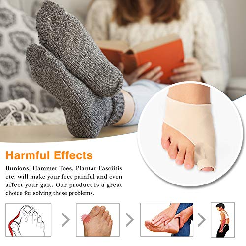 Bunion Foot Sleeve, Bunion Corrector Relief Sleeve with Gel Bunion Pad Cushio...