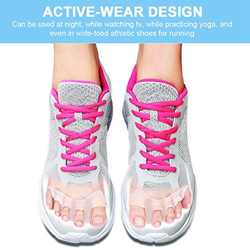 Toe Separator and Protectors, Triple Gel Toe Separators for Overlapping Toe, ...