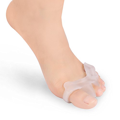 Toe Separator and Protectors, Triple Gel Toe Separators for Overlapping Toe, ...