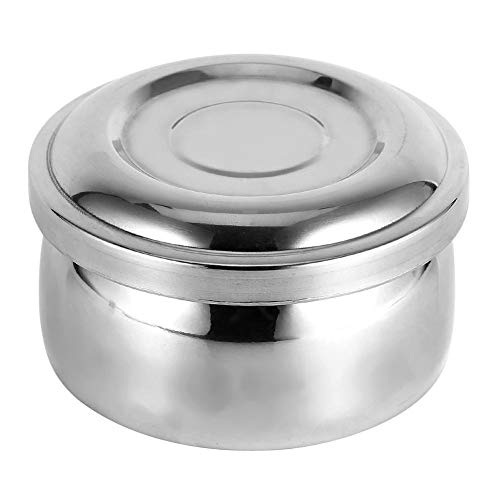 Beard Brush Shaving Brush Bowl, Men Wet Shaving Soap Mug Bowl Silver Metal Fa...