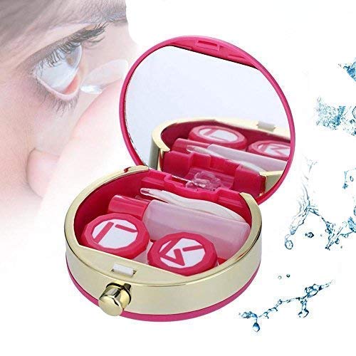 Contact Lens Box, Mini Contact Lens Holder Eye Care Lenses Case Set Cute Love...