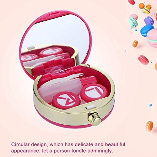 Contact Lens Box, Mini Contact Lens Holder Eye Care Lenses Case Set Cute Love...