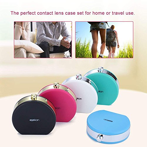 Contact Lens Box, Mini Contact Lens Holder Eye Care Lenses Case Set Cute Love...