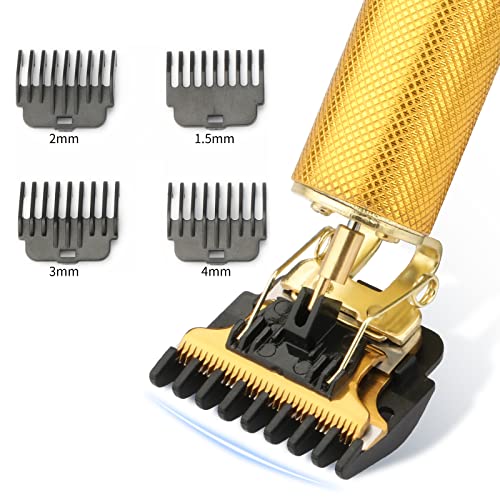 Upgrated Hair Trimmer for Men, T-Blade Cordless Clippers wizh 4 Guide Comb, Z...