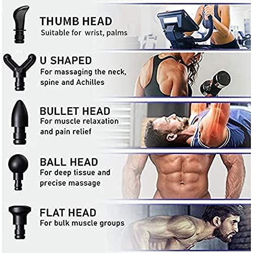 Youdgee Muscle Massage Gun Deep Tissue for Athletes 6 Speeds Levels