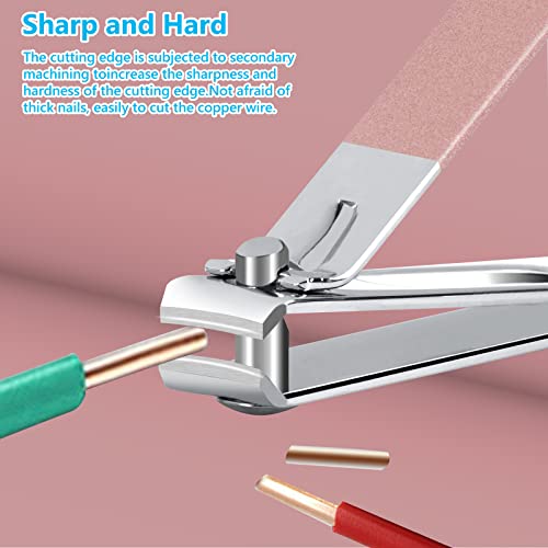 Yougai Manicure Set 18 pcs Professional Nail Clippers Pedicure Kit, Stainless...