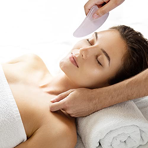 Gua Sha Facial Tool, Scraping Facial Massage Tool Skin Care Tool Rose Quartz ...