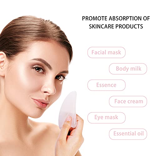 Gua Sha Facial Tool, Scraping Facial Massage Tool Skin Care Tool Rose Quartz ...