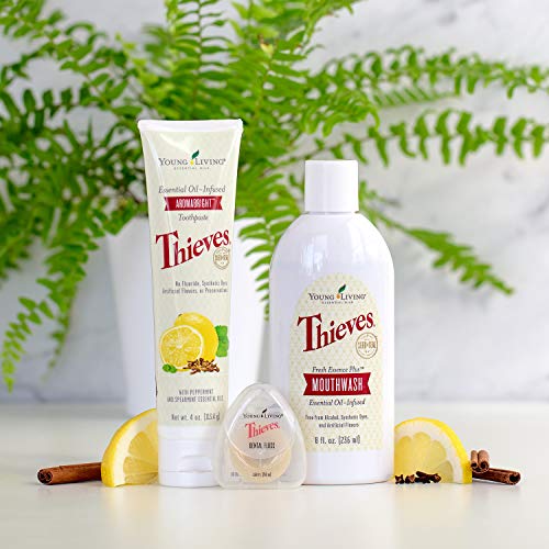 Young Living Thieves Fresh Essence Alcohol-Free and Fluoride-Free Mouthwash -...