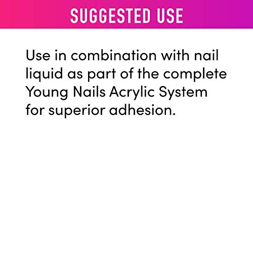 Young Nails Acrylic Core Powder, Clear, 45 Gram