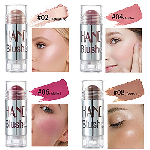 YOUNG VISION Cream Blush Stick, All-in-One Natural Makeup Stick for Cheeks, L...