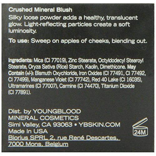 Youngblood Clean Luxury Cosmetics Crushed Mineral Blush, Rouge | Mineral Blus...