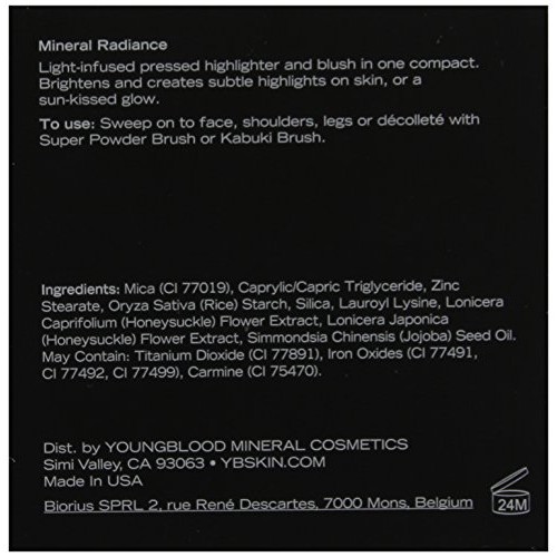 Youngblood Clean Luxury Cosmetics Mineral Radiance Bronzer, Sunshine | Bronze...