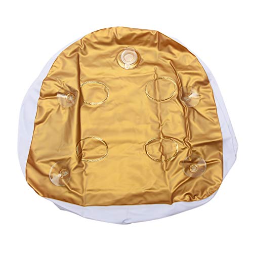 YOUNGL Spa & Hot Tub Booster Seat with Suction Cups, Inflatable Bathtub Massa...