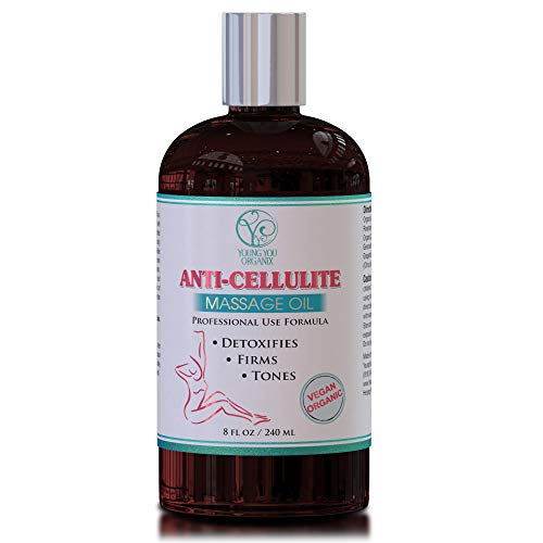 Anti-Cellulite Massage Oil Reduces & Prevents Cellulite, Stretch Marks, Anti-...