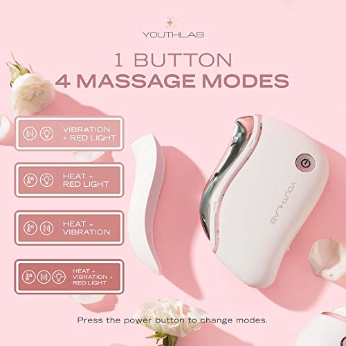 YouthLab ProSculpt Gua Sha, The Ultimate Skin ScrapingMassage Tool, Heat & El...