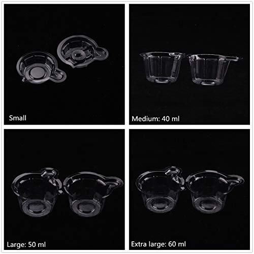 YouU 100 Pack Plastic Disposable Urine collection Cups, Easy to Collect Urine...