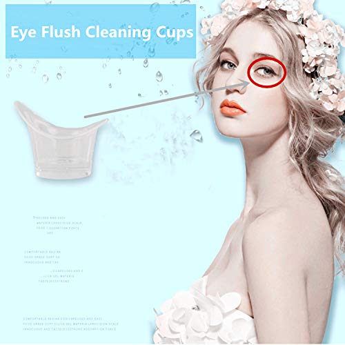 YouU 100 Pcs Non Sterile Disposable Plastic Eye Wash Cups Portable Disposable...