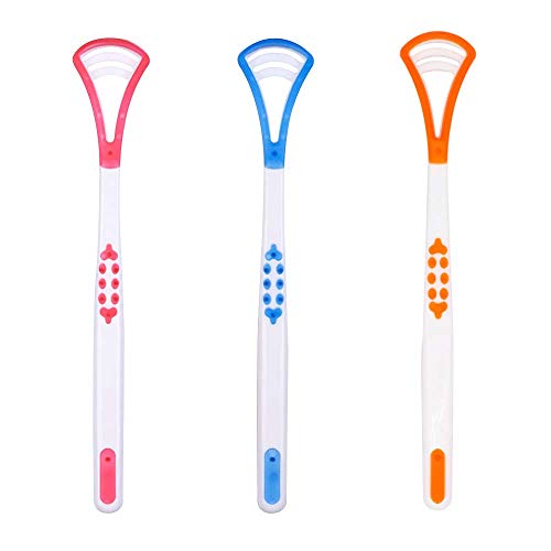 YOUYA Tongue Scraper Tongue Brush, BPA Free Oral Hygiene Tool To Help Resist ...