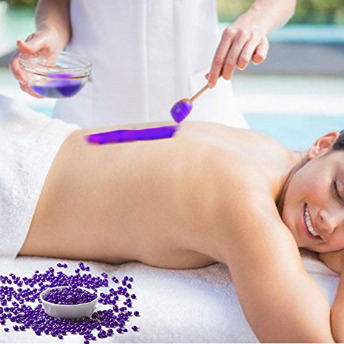 Hard Wax Beans for Painless Hair Removal, Brazilian Waxing for Face, Eyebrow,...
