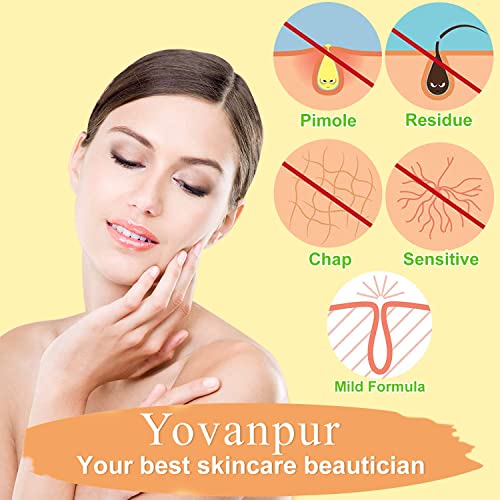 Wax Beads for Hair Removal, Yovanpur Upgraded Formula Hard Wax Beads for Braz...