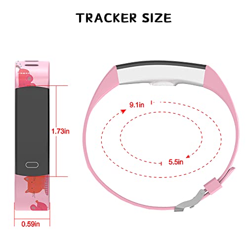 YoYoFit Slim Kids Fitness Tracker Heart Rate Monitor, Kids Activity Tracker W...