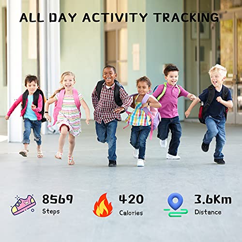 YoYoFit Slim Kids Fitness Tracker Heart Rate Monitor, Kids Activity Tracker W...
